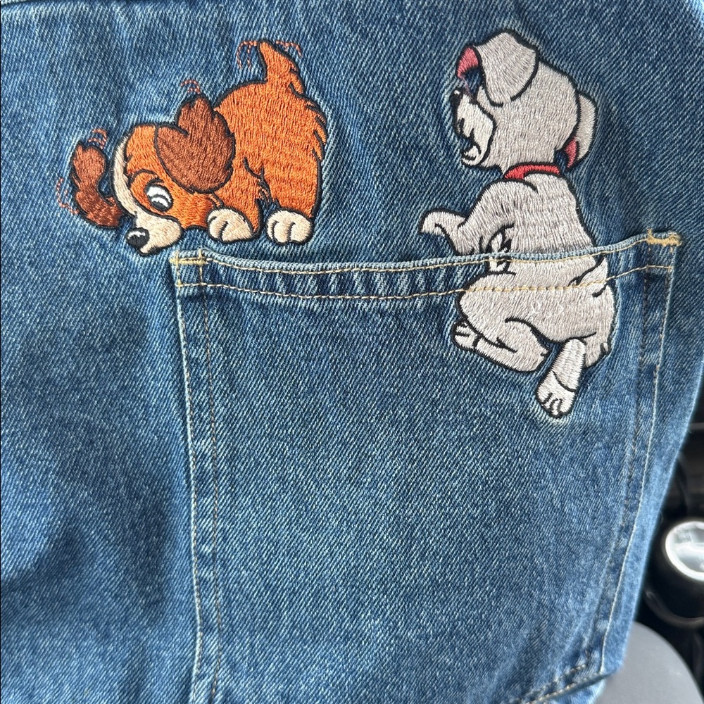 Vintage Disney Lady and the Tramp denim dress - Picture 6 of 6